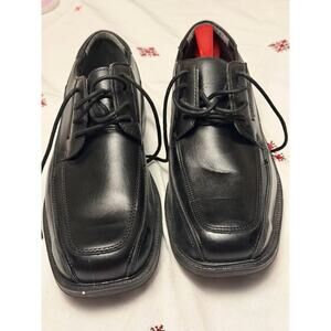 Men's Black Square-Toe Dress Shoes, from a Brand George